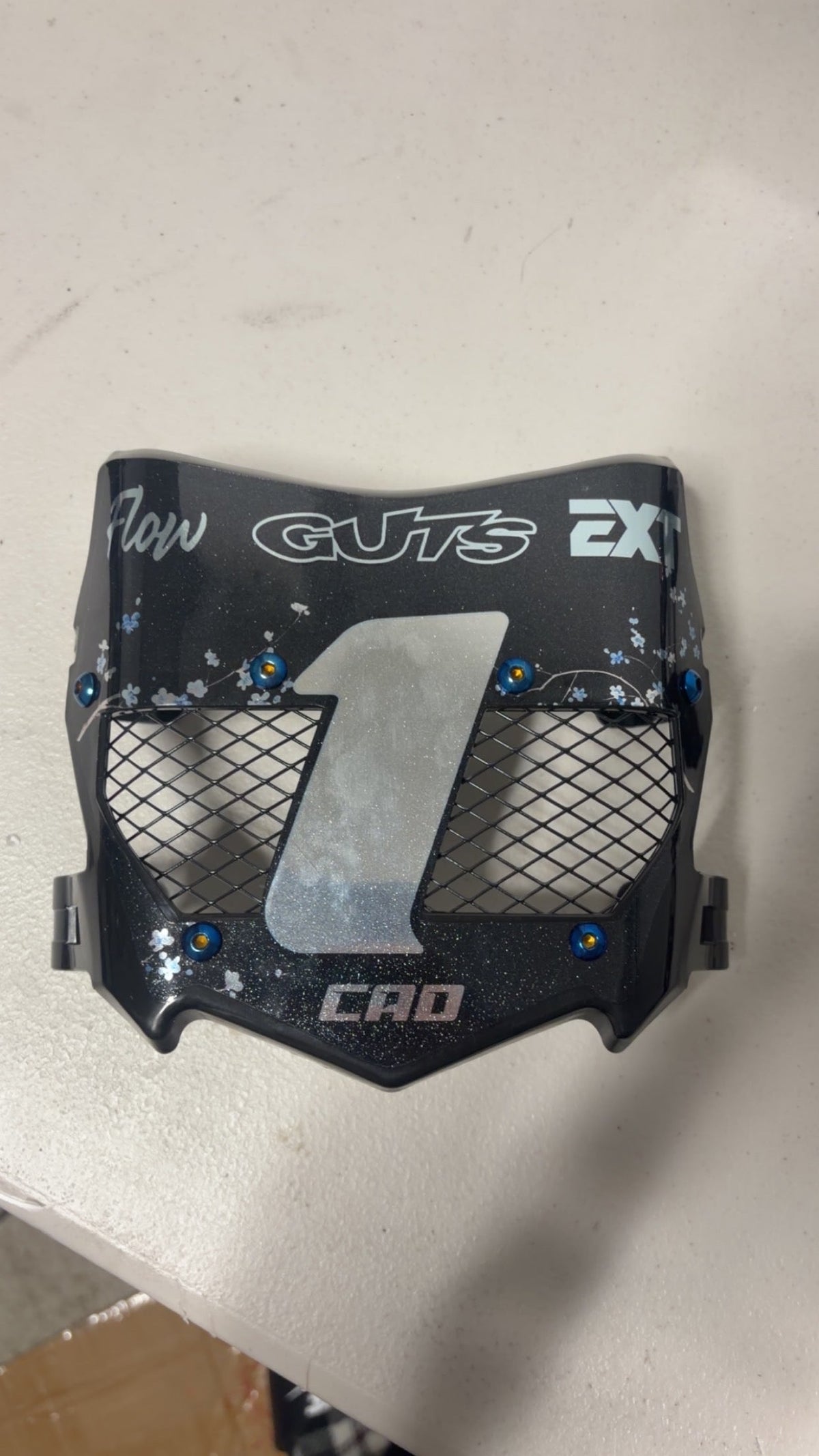 *Blossom Collection* Real Titanium Vented Motocutz Vented Plate
